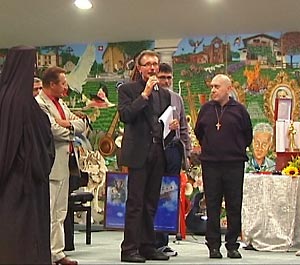 Swami Roberto with Don Enzo