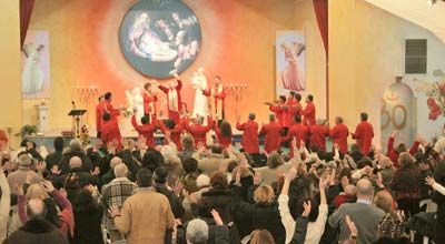 The New Year’s Day darshan