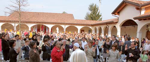 First opening of the cloister in Anima Universale’s monastery First opening of the cloister in Anima Universale’s monastery