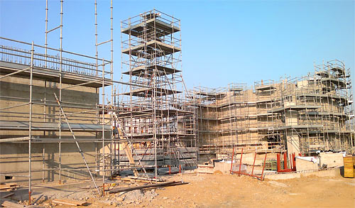 The Temple of Anima Universale under construction The Temple of Anima Universale under construction