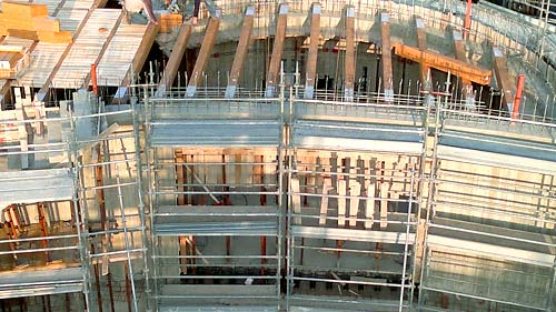 The building of the Temple of Anima Universale The building of the Temple of Anima Universale