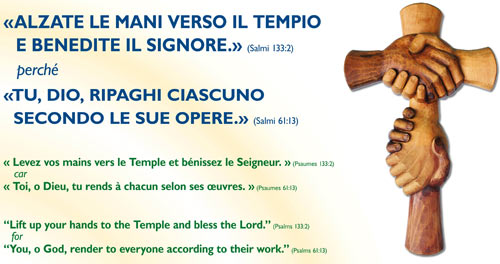 The building of the Temple of Anima Universale «LIFT UP YOUR HANDS TO THE TEMPLE AND BLESS THE LORD.» (Psalms 133:2)