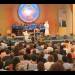 The Ramirian Choir singing during Darshan